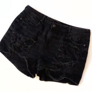 AE Mom jean shorts